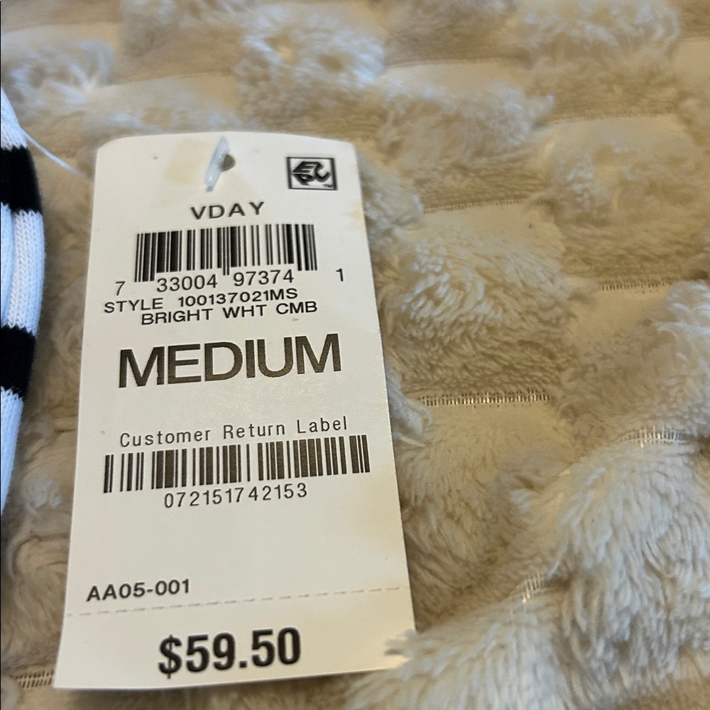 Charter Club Black and White Striped Sweater - Picture 4 of 4